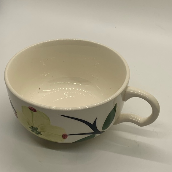 Set of 4 Vintage Blue Ridge Pottery Dogwood Joni Dixie Cups - Picture 4 of 8